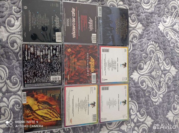 Фирменные диски Anthrax