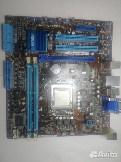 Материнская плата с процессором I3 540