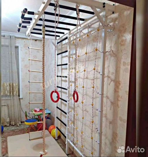 Шведская стенка, рукоход, лазанка, кольца