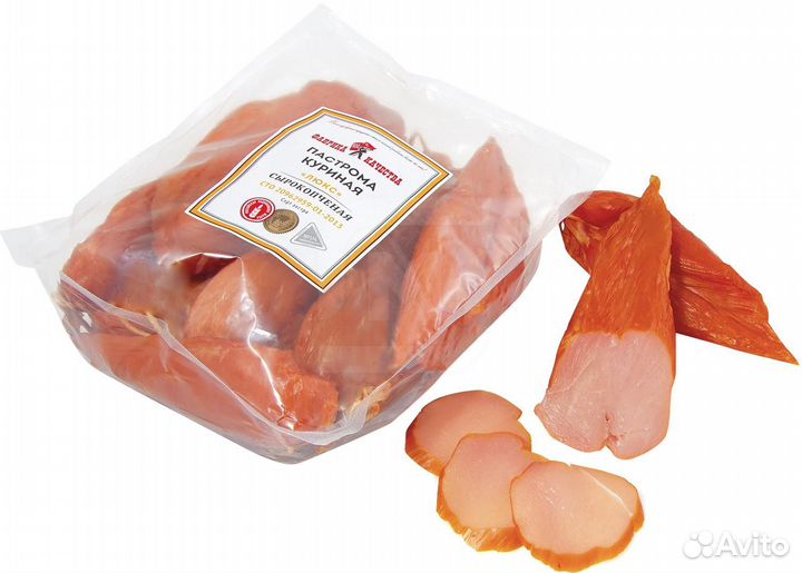 Колбаса пастрома куриная