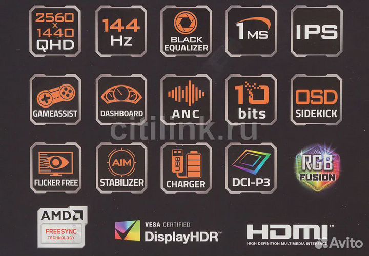 Монитор gigabyte Aorus AD27QD 27