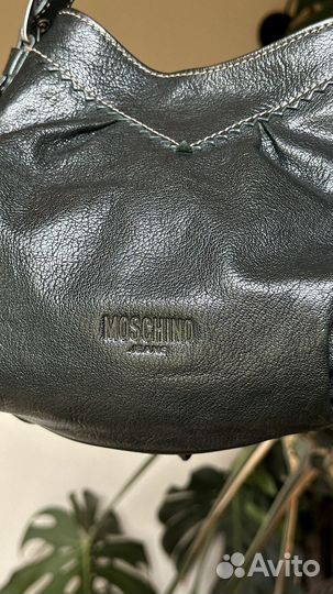 Сумка moschino jeans оригинал винтаж зеленая