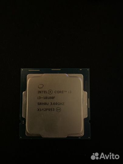 Процессор intel core i3 10100f