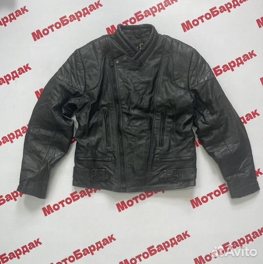 Мотокуртка кожаная р-р 50-52