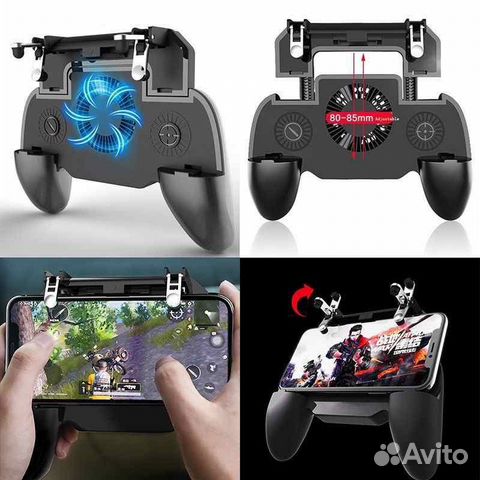 Геймпад триггер для телефона с вентилятором (SR)