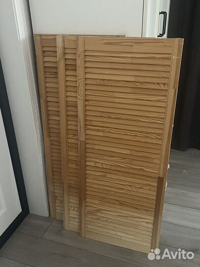 Жалюзийные реечные двери