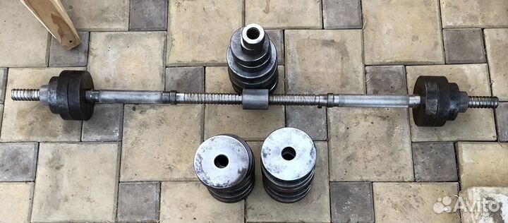 Штанга и гантели трансформер