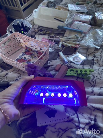 Набор для ногтей с лампой