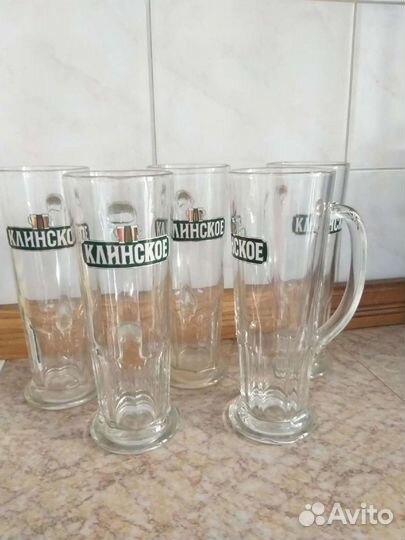 Кружки для пива, Клинское. Бокалы