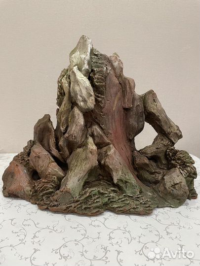 Грот, декор для аквариума, грунт