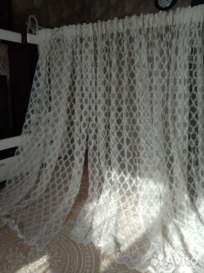 Комплект шторы и тюль бу
