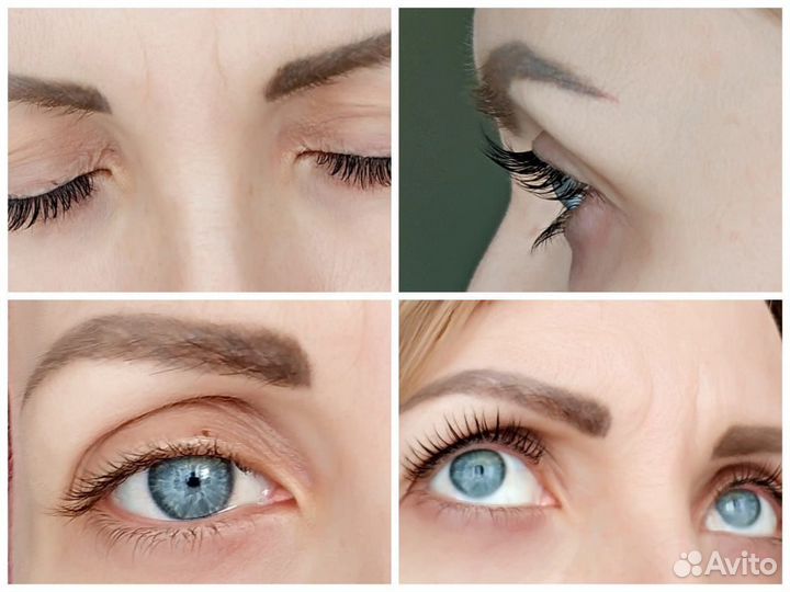 Вельвет ресниц +художественное оформление бровей в