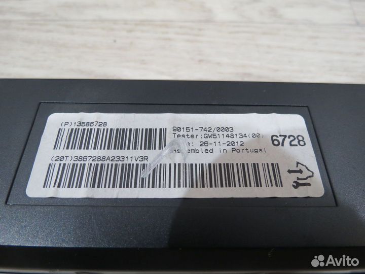 Блок климат контроля Opel Astra J