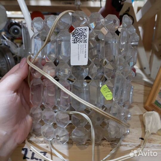 Люстра хрустальная, бра