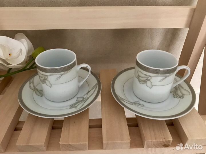 Кофейная пара фарфор новый
