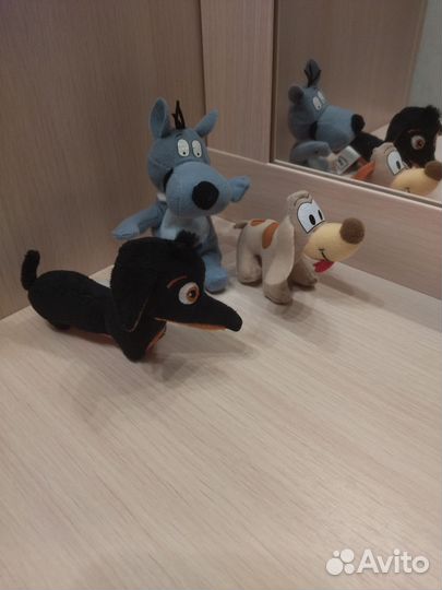 Мягкие игрушки McDonald's и Burger King