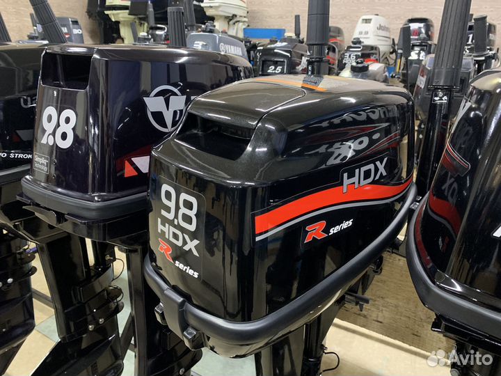 2-х тактный лодочный мотор HDX R series T9.8 Б/У