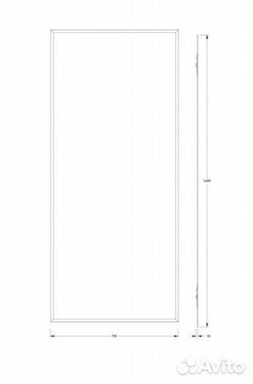 Зеркало настенное evoform