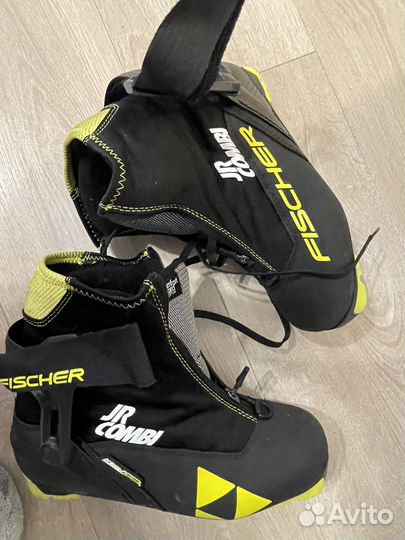 Лыжные ботинки fischer jr combi 36