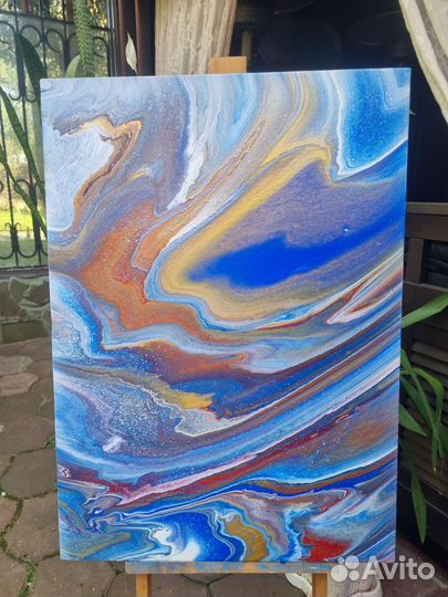 Картина акрилом на холсте