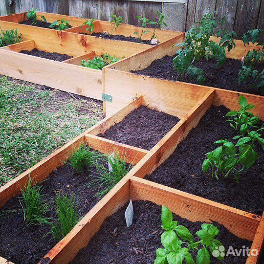 Грядки деревянные для огорода