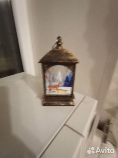 Светильник-фонарь, зимний, винтажный