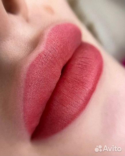 Модель на ПМ бровей и губ