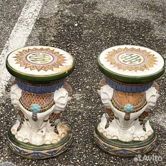 Подставка. Табурет керамический Винтаж