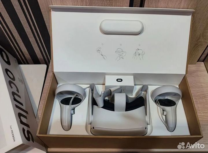 VR шлем Oculus MetaQuest 2 Quest 2 + 450 Игр