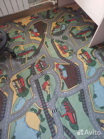 Ковер детский с дорогами