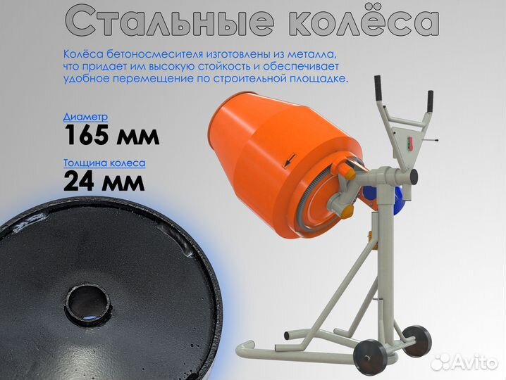 Растворосмеситель из России на 240 литров