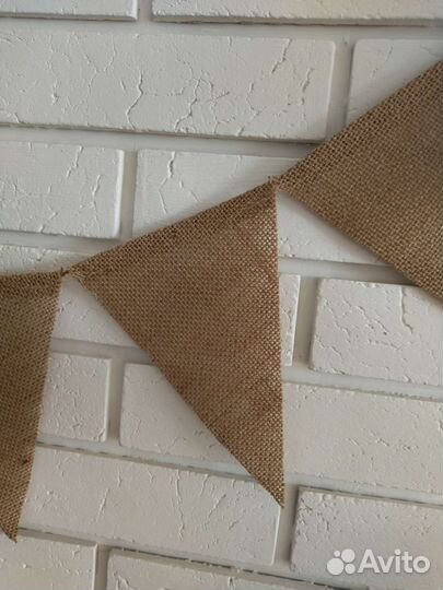 Джутовые флажки