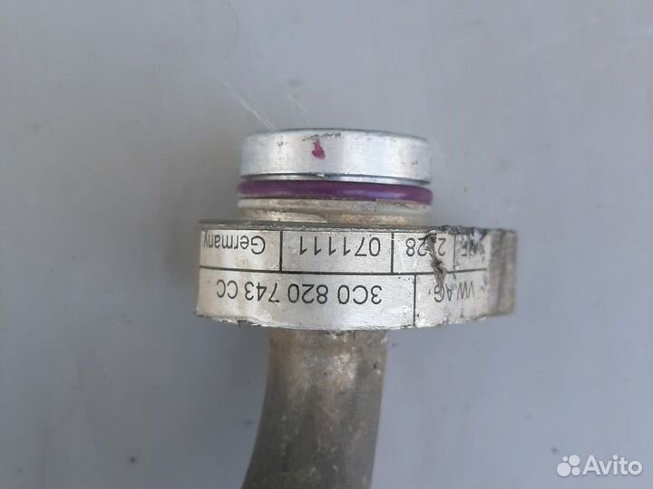 Трубка кондиционера фольцваген пассат 2.0 tdi