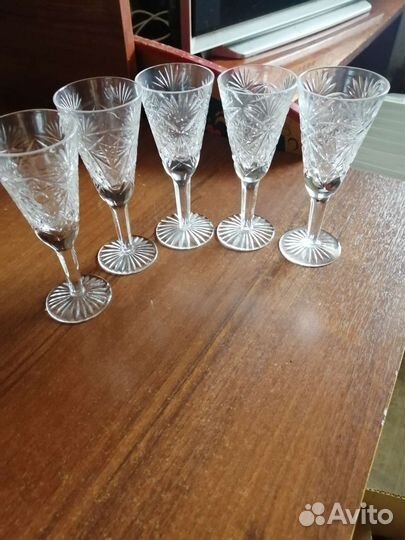 Рюмки хрустальные