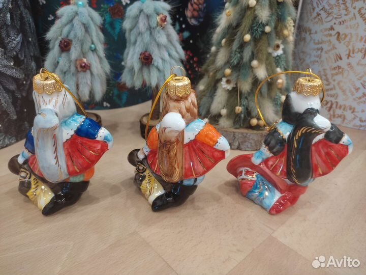 Лефортовский фарфор ёлочная игрушка