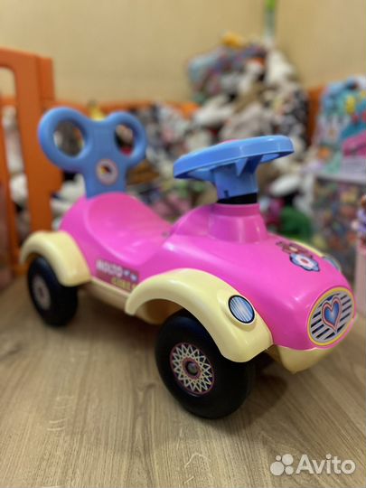 Каталка автомобиль для девочек Сабрина