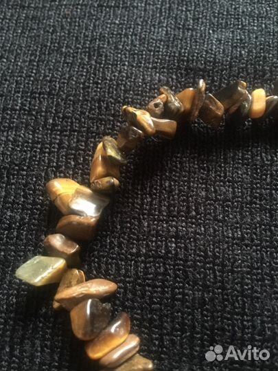 Бусы тигровый глаз
