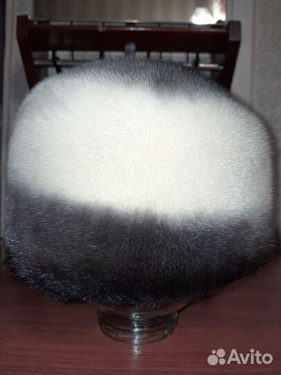 Шапка Норковая женская необычная Красивая