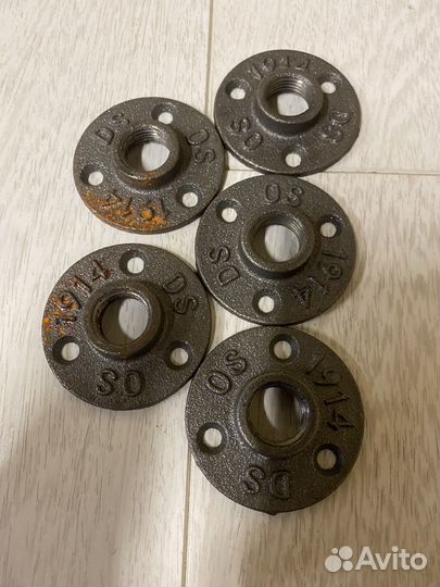 Фланец настенный водопроводный лофт