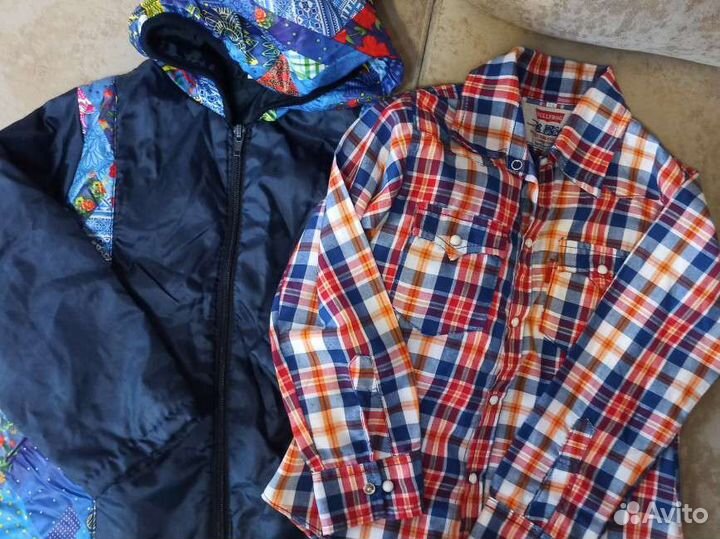 Ветровка и рубашка 104