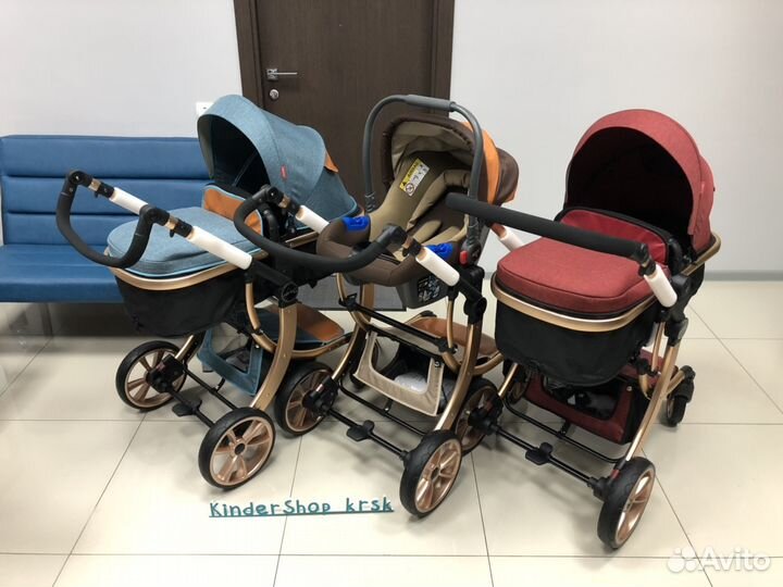 Новая Трансформер-Коляска 2в1/3в1 Dalux 608 LuxMom