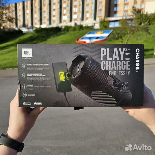 Колонка JBL Charge 5, Black. Новая, оригинальная