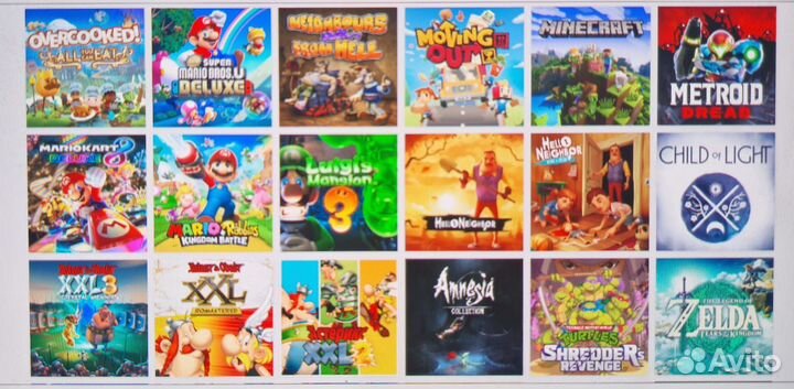 NintendoSwitch Oled Чип 300Gb+Любые Игры Бесплатно