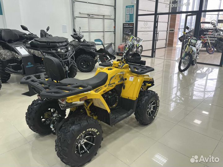 Квадроцикл Motoland Wild Track X 200 PRO желтый