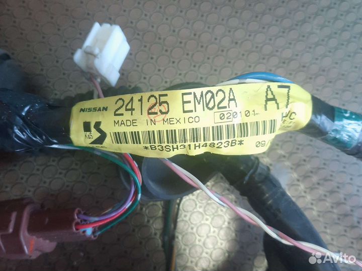 Проводка (коса) двери передней левой Nissan Tiida