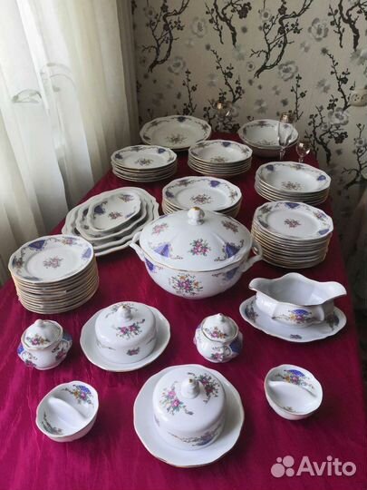 Столовый Сервиз Чехословакия 12 персон