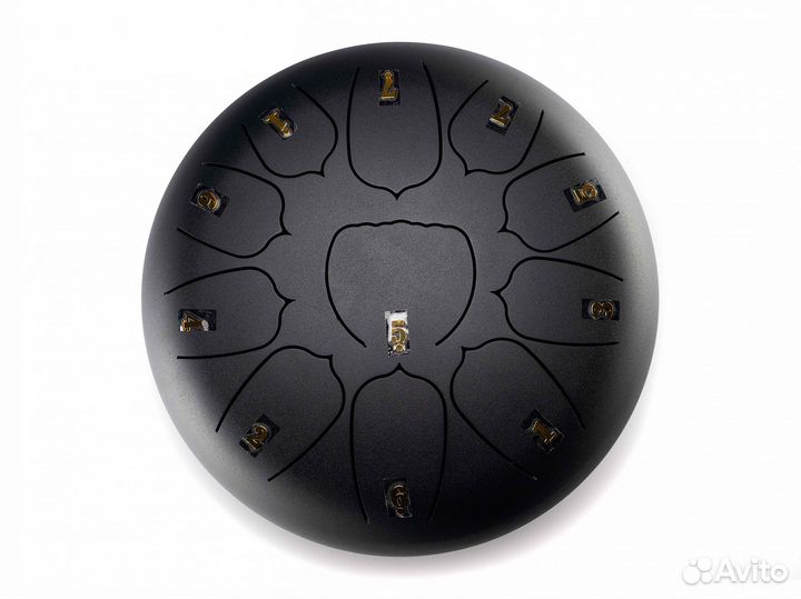 Глюкофон, 25см, Ре мажор, черный Foix FTD-1011D-BK