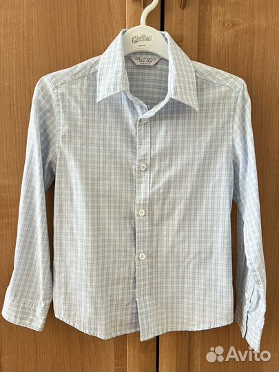 Рубашка школьная для мальчика 128-134