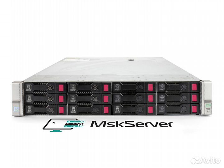 Сервер HP DL380 Gen9 12xLFF 2x E5-2640v4 128Gb