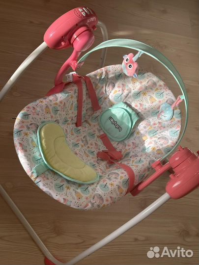 Детские электронные качели babyton